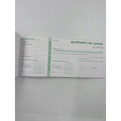 Bloczek z odcinkami "Potwierdzenia zapłaty czynszu" 50 kartek j. francuski