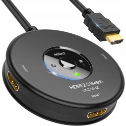 Outlet Przełącznik HDMI 4K 60Hz 3 wejścia 1 wyjście splitter HDMI 3-portowy