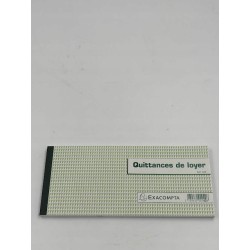 Bloczek z odcinkami "Potwierdzenia zapłaty czynszu" 50 kartek j. francuski
