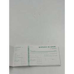 Bloczek z odcinkami "Potwierdzenia zapłaty czynszu" 50 kartek j. francuski