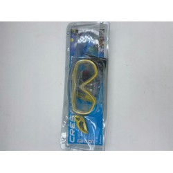 Outlet Okulary pływackie dla dorosłych zółte Cressi ONDA MARE COMBO