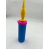 Outlet Pompka ręczna do balonów dwustronna niebiesko zółta 29 - 43 cm