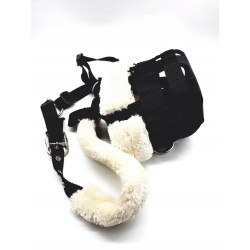 Kaganiec dla konia Teddy Fleece Covalliero Cob łatwa instalacja size C