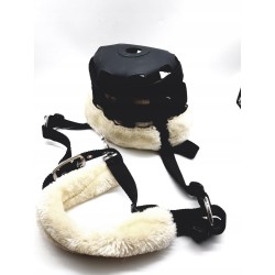 Kaganiec dla konia Teddy Fleece Covalliero Cob łatwa instalacja size C