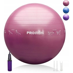 Outlet Piłka do balansowania do ćwiczenia jogi Proiron 55 cm różowa