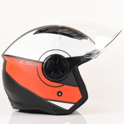 KASK MOTOCYKLOWY LS2 OF616 AIRFLOW II COVER BROWN Otwarty Jet S