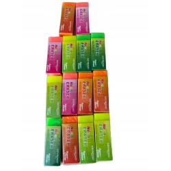 KEYROAD Gumka do ścierania neonowa/gumka do ołówków i kredek 14 sztuk