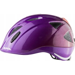 Kask rowerowy dziecięcy Alpina Ximo Flash berry gloss 47-51 cm LED