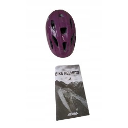 Kask rowerowy dziecięcy Alpina Ximo Flash berry gloss 47-51 cm LED