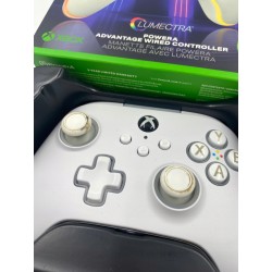 Outlet PowerA PC/XS Pad Advantage Lumectra biały i taśma LED RGB OPIS