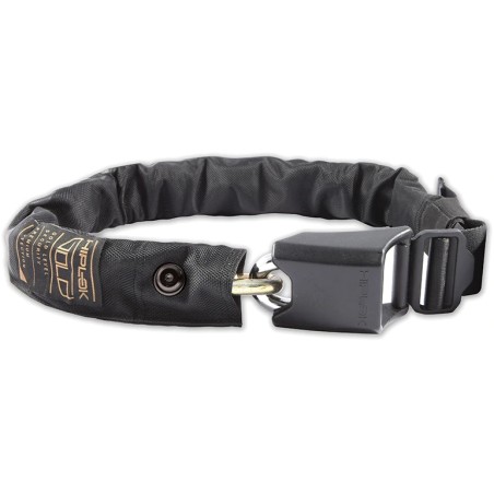 Outlet Zabezpieczenie rowerowe łańcuch Hiplok GOLD grubość 10 mm x 85 cm