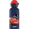 Outlet Bidon aluminiowy SIGG butelka z motywem aut Zygzak 400 ml granatowy
