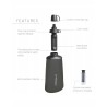 Outlet Miękki bidon (softflask) LifeStraw Peak Flex Squeeze 1000 ml szary