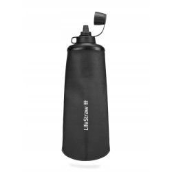Outlet Miękki bidon (softflask) LifeStraw Peak Flex Squeeze 1000 ml szary