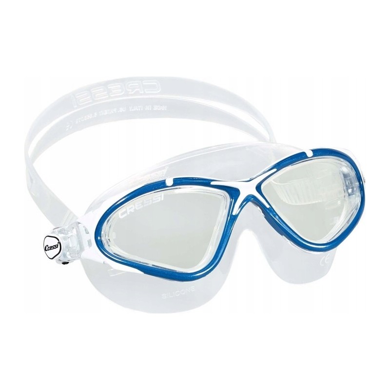 Outlet Okulary pływackie dla dorosłych Cressi Planet niebieskie ramki OPIS Outlet Okulary pływackie dla dorosłych Cressi Planet niebieskie ramki OPIS