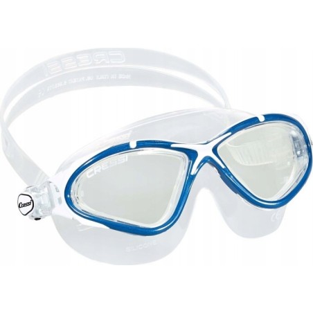 Outlet Okulary pływackie dla dorosłych Cressi Planet niebieskie ramki OPIS