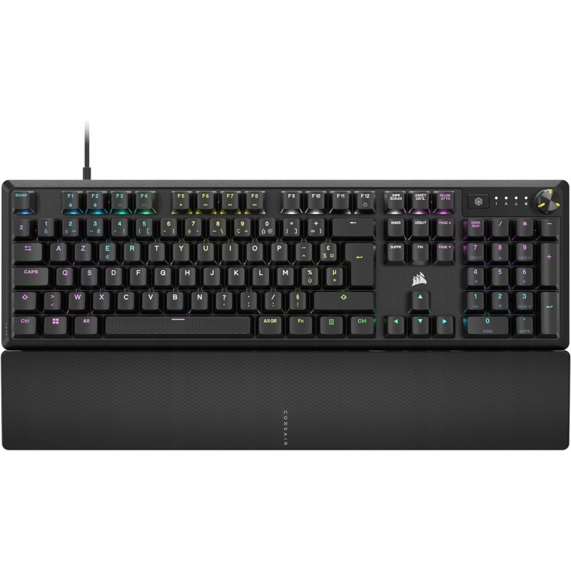 Outlet MECHANICZNA KLAWIATURA DO GIER CORSAIR K70 CORE RGB układ AZERTY