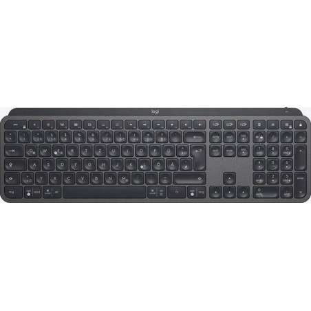 Klawiatura membranowa Logitech MX Keys czarna układ niemiecki DE