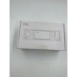 USZKODZONY Radio samochodowe RDS Bluetooth LED C304 USB/AUX/kartą SD