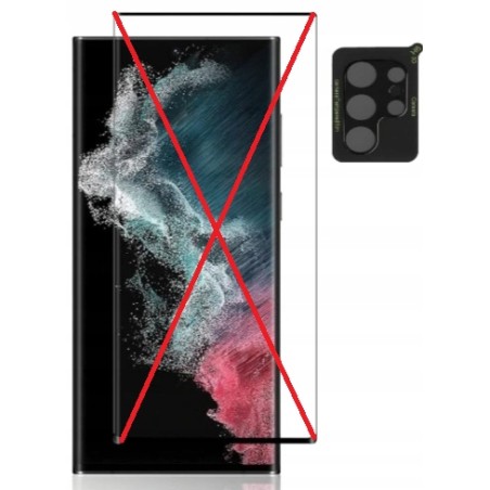 Szkło hartowane V-PORYADKU do aparatu Samsung Galaxy S23 Ultra 2 szt. OPIS