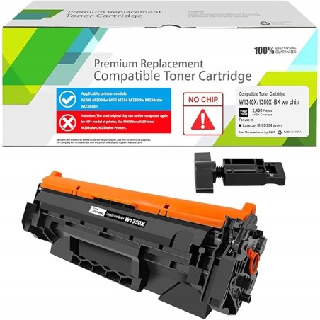 Kompatybilny toner W1340X/1350X-BK bez chipa do HP LaserJet M209/234 OPIS