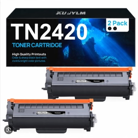 KUPYLM TN2420 Toner kompatybilny z Brother TN 2420 TN2410 TN2420*2 OPIS