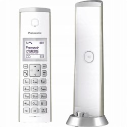 Outlet Telefon bezprzewodowy Panasonic KX-TGK220GN srebrny ekran LCD OPIS