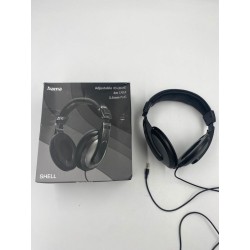 USZKODZONE Słuchawki nauszne przewodowe Hama SHELL 2m czarne OPIS