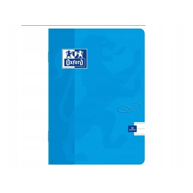 Outlet Zeszyt w kratkę A5 Oxford 32 kartki 148 x 210 mm niebieski 90mg/2
