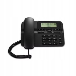 Telefon Philips M20B przewodowy tryb głośnomówiący czytelne przyciski