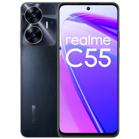 Smartfon realme C55 8/256 GB czarny 6,72'' 90Hz aparat 64 MP z AI 5.000 mAh