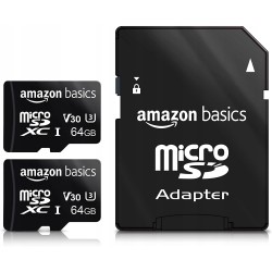 Amazon Basics Karta pamięci micro SDXC z pełnowymiarowym adapterem OPIS