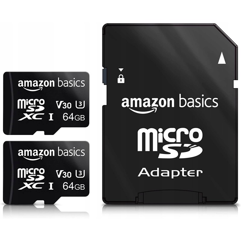 Amazon Basics Karta pamięci micro SDXC z pełnowymiarowym adapterem OPIS Amazon Basics Karta pamięci micro SDXC z pełnowymiarowym adapterem OPIS