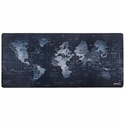 Podkładka pod Mysz Anpollo Extended do gier 90x 40 cm mapa świata gamingowa