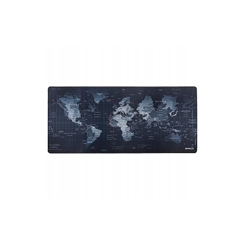 Podkładka pod Mysz Anpollo Extended do gier 90x 40 cm mapa świata gamingowa
