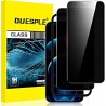 QUESPLE 2x Ekran prywatyzujący do iPhone'a 12 Pro Max 6,7 cala twardości 9H