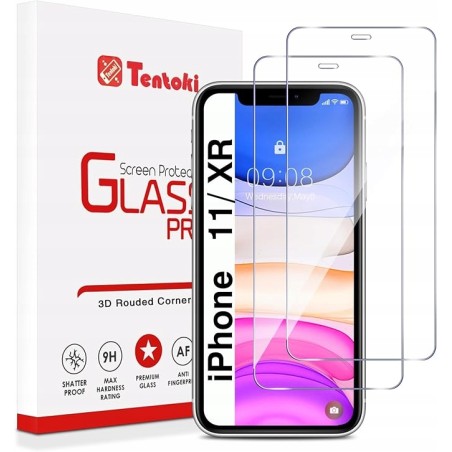 Folia ochronna Tentoki do iPhone'a 11 / iPhone'a XR opakowanie 2 sztuk