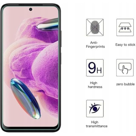 AOKUMA Ochraniacz ekranu dla Xiaomi Redmi Note 12s szkło hartowane 9H 1szt.