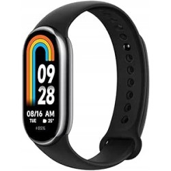 USZKODZONY Smartband Xiaomi Mi Band 8 Graphite Black BT krokomierz OPIS