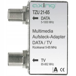 Outlet Adapter TZU 22 DVB-T Finder Axing TZU2165 wyjście DATA wtyczka IEC