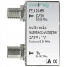 Outlet Adapter TZU 22 DVB-T Finder Axing TZU2165 wyjście DATA wtyczka IEC