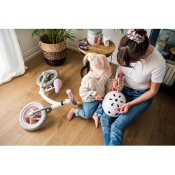 MoMi Kask dziecięcy MIMI zielony mat r. S 48-55cm ABS CE regulowany
