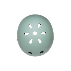 MoMi Kask dziecięcy MIMI zielony mat r. S 48-55cm ABS CE regulowany