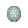 MoMi Kask dziecięcy MIMI zielony mat r. S 48-55cm ABS CE regulowany