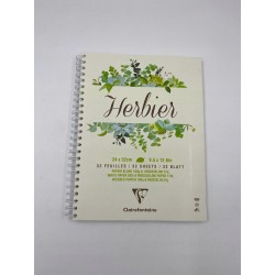 Clairefontaine Zielnik Zeszyt spiralny Herbier 32 arkusze papieru OPIS