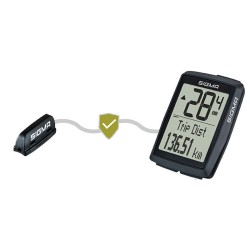 Licznik rowerowy przewodowy Sigma BC 14.0 W prosta obsługa monochromatyczny