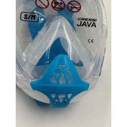 Outlet Maska do nurkowania pełnotwarzowa Cressi Java niebieski rozmiar S/M
