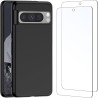 Etui NEW'C do Google Pixel 8 Pro + 2 × szkło ochronne silikonowe czarne