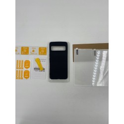 Etui NEW'C do Google Pixel 8 Pro + 2 × szkło ochronne silikonowe czarne