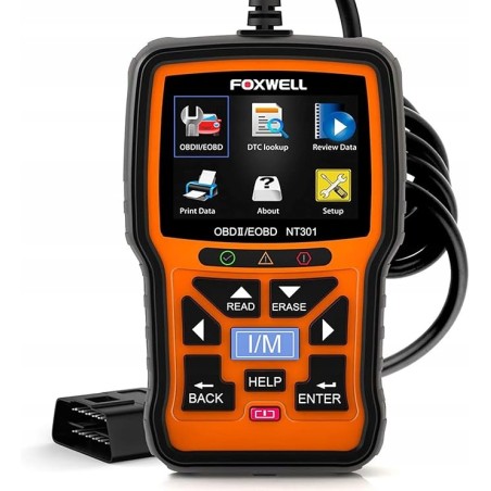 Outlet FOXWELL NT301 OBD2 URZĄDZENIE DIAGNOSTYCZNE DO SAMOCHODU CAN 143977